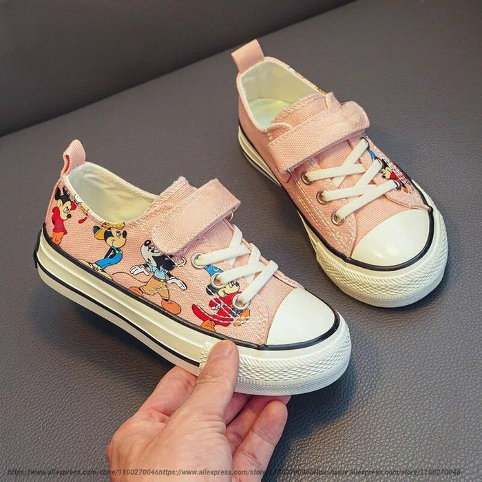 Breathable Cartoon Print Pattern Casual Sneakers