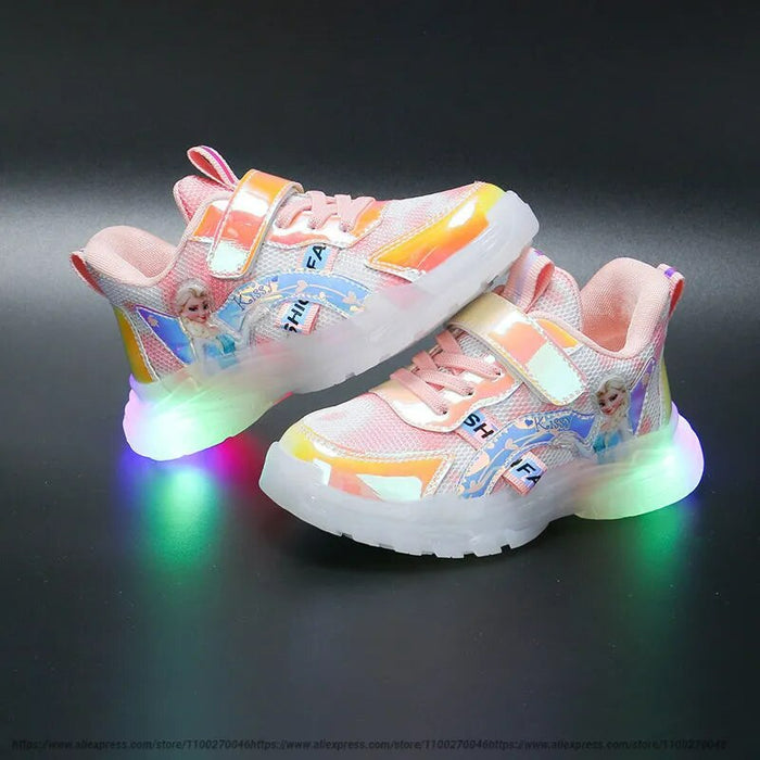 Breathable Frozen Elsa Printed Shoes