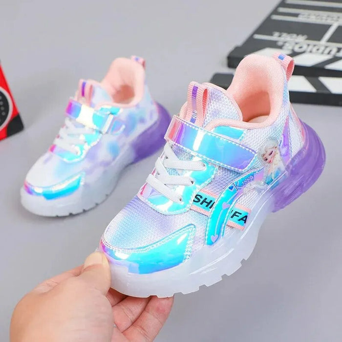 Breathable Frozen Elsa Printed Shoes