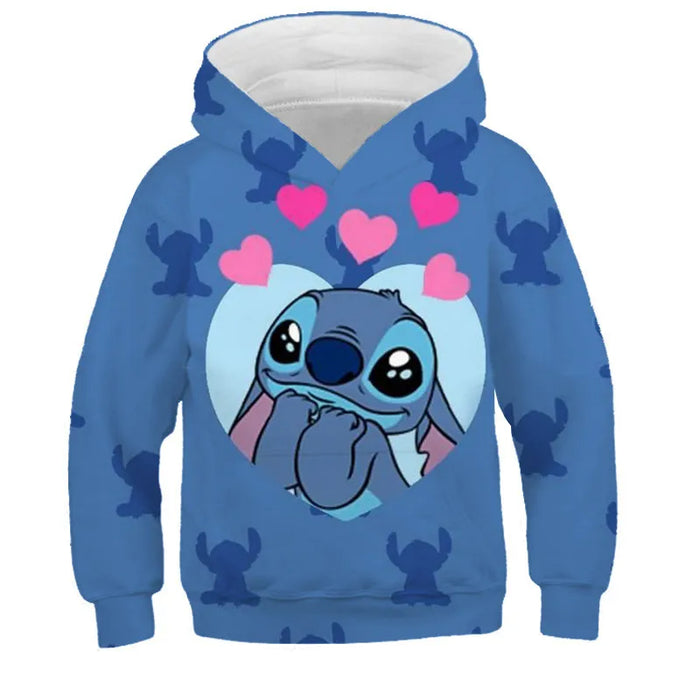 Cartoon Casual Hooded Sweatshirt