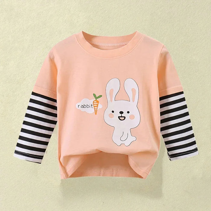 Cartoon Print Long Sleeve Sweatshirts