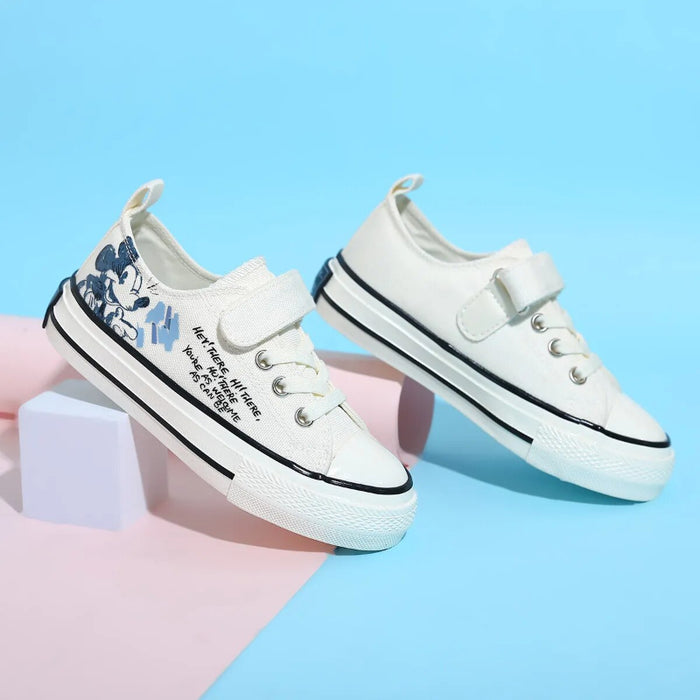 Cartoon Printed Canvas Casual Shoes