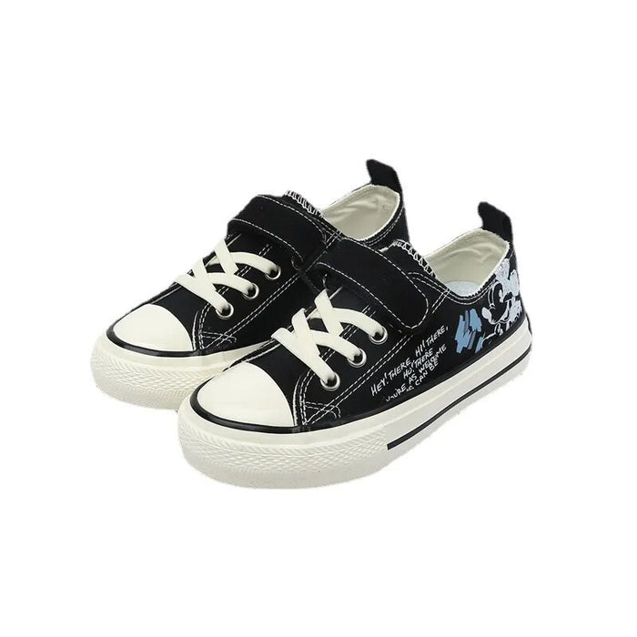 Cartoon Printed Canvas Casual Shoes