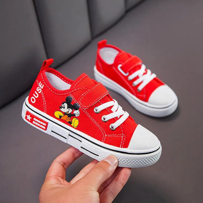 Cartoon Printed Casual Canvas Shoes