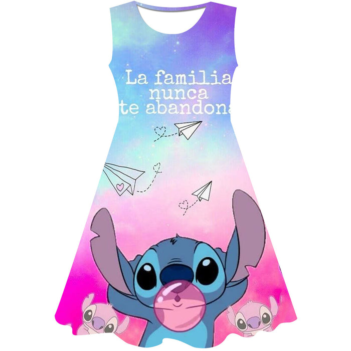 Cartoon Themed Sleeveless Dress