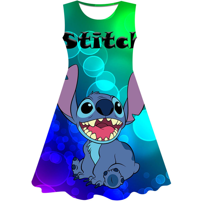 Cartoon Themed Sleeveless Dress