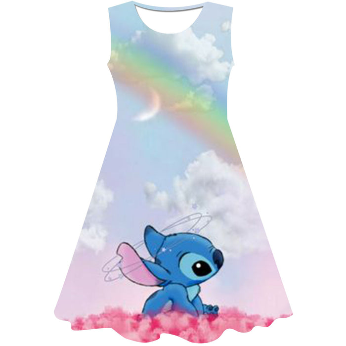 Cartoon Themed Sleeveless Dress