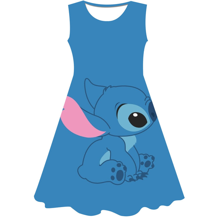 Cartoon Themed Sleeveless Dress