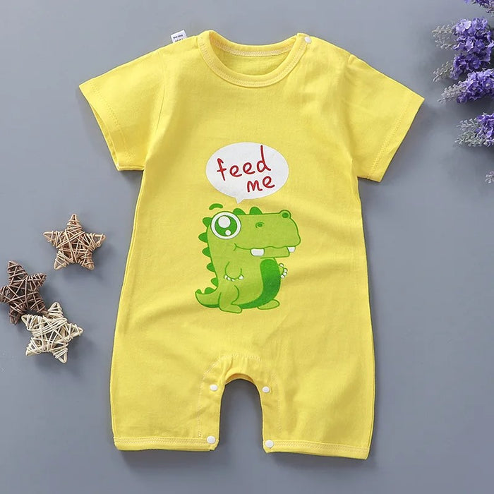 Cartoon Themed Summer Baby Jumpsuits