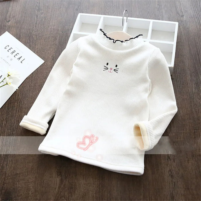 Cartoon Tops Warm Velvet Sweater