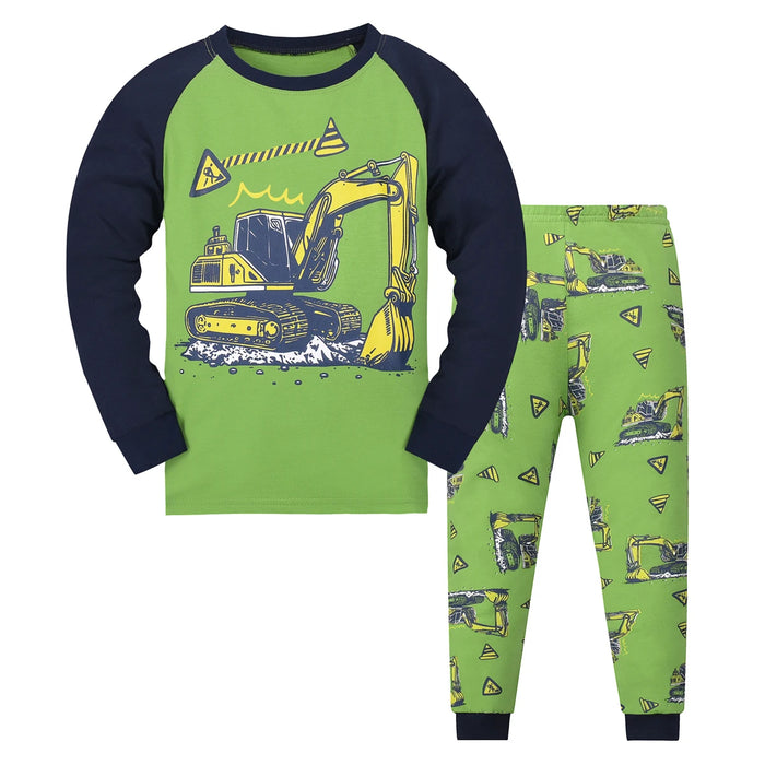 Cartoony Printed Pajamas Set