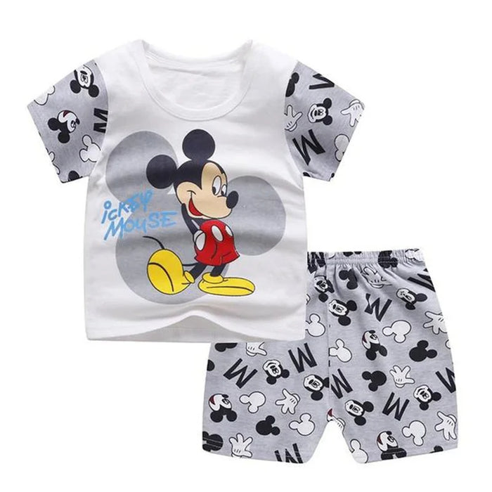 Mickey Mouse T Shirt and Shorts Set