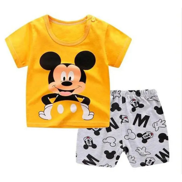 Mickey Mouse T Shirt and Shorts Set