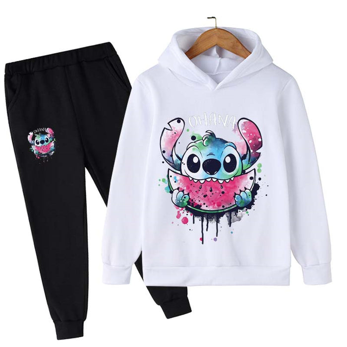 Casual Style Cartoon Print Clothes Set