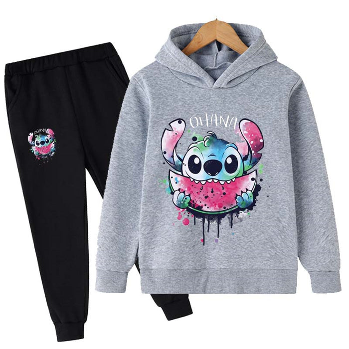 Casual Style Cartoon Print Clothes Set