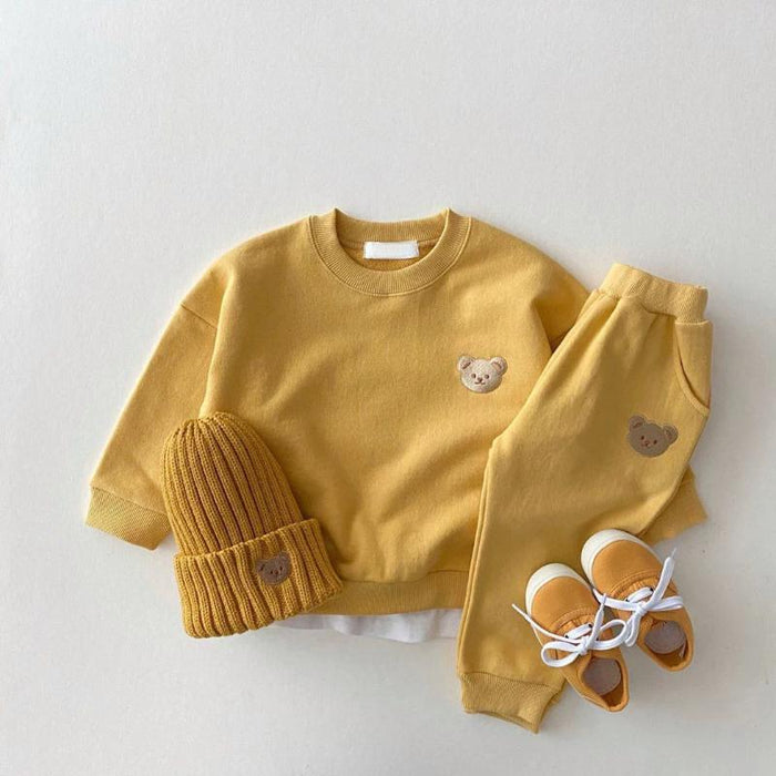 Charming Bear Themed Toddler Ensemble