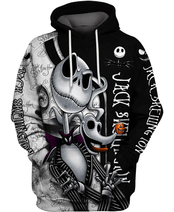 Children Black Jack Skellington Hoodie