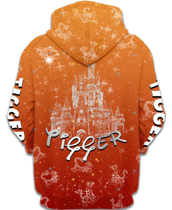 Children Cheerful Tigger Hoodie