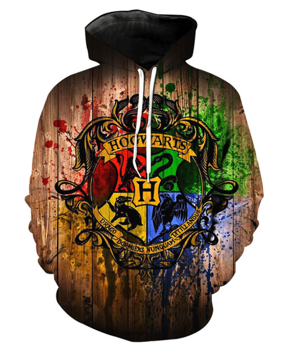 Children Harry Potter Hogwarts 3D Printed Sport Casual Hoodie