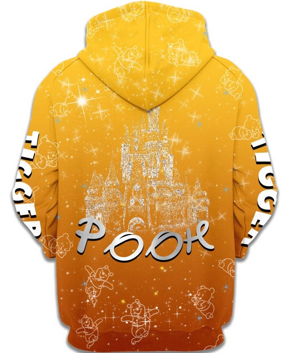 Children Winnie The Pooh Zip Up Hoodie