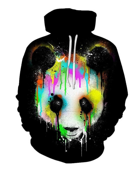 Children Panda Printed Hoodie