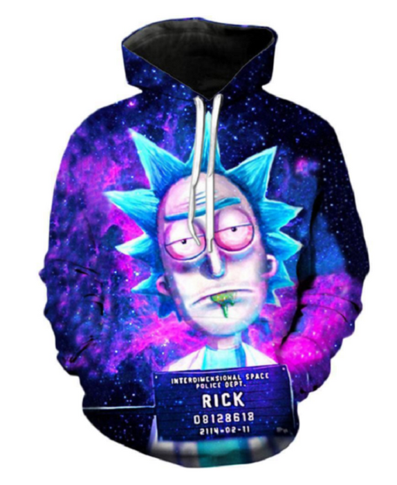 Children Rick And Morty Pullover Hoodie