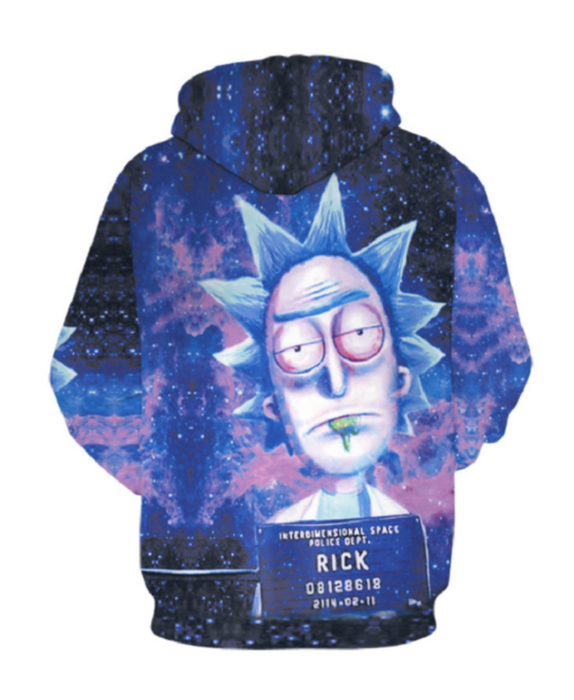 Children Rick And Morty Pullover Hoodie