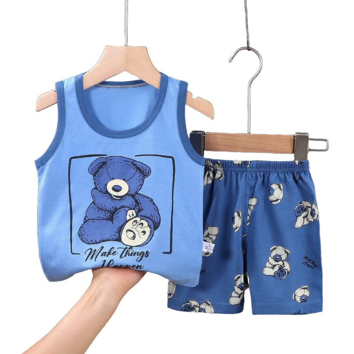 Children Pant Top Summer Sets