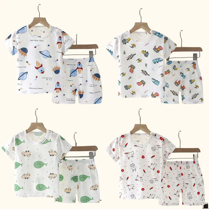 Whimsical Bunny Toddler Pajama Set