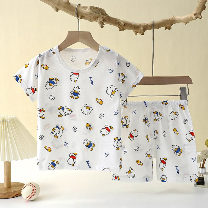 Whimsical Bunny Toddler Pajama Set