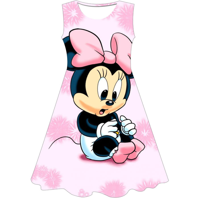 Christmas Mickey Minnie Mouse Princess Dress