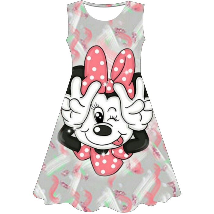 Christmas Mickey Minnie Mouse Princess Dress