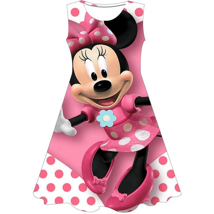 Christmas Mickey Minnie Mouse Dress