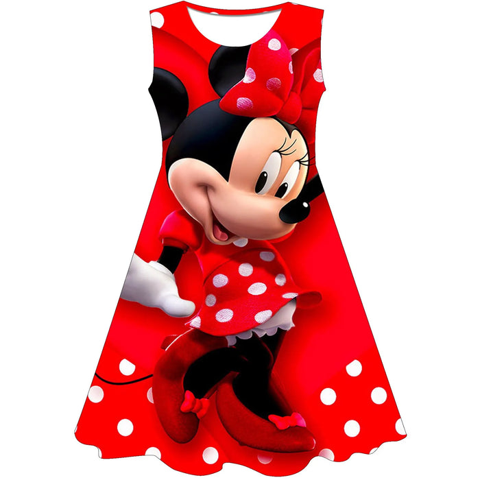 Christmas Mickey Minnie Mouse Dress