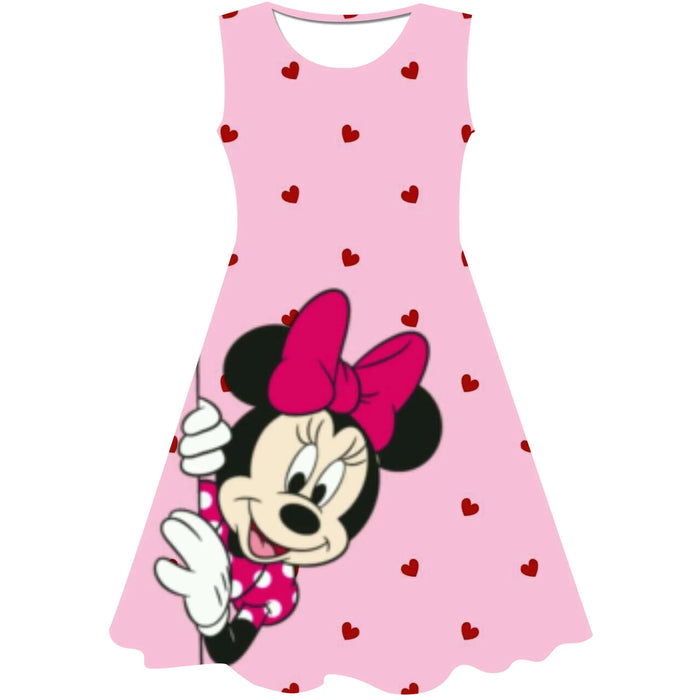 Christmas Mickey Minnie Mouse Dress