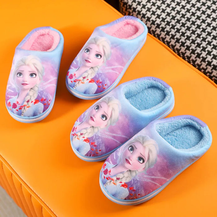 Classy Disney Frozen Elsa Flat Slippers