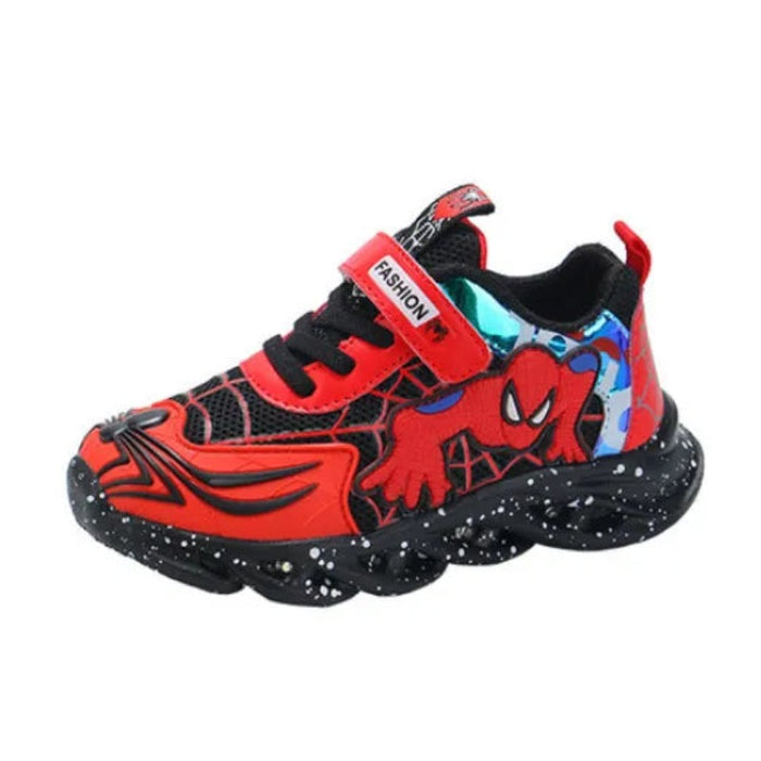 Comfortable Spiderman Led Lights Sneakers