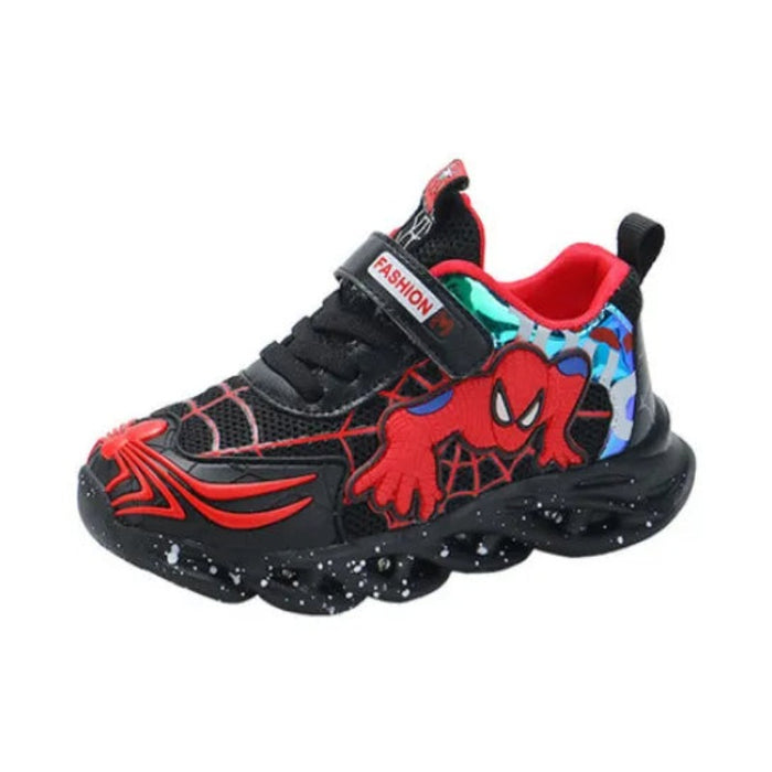 Comfortable Spiderman Led Lights Sneakers