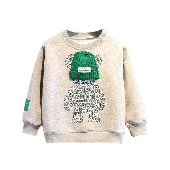 Bear Cartoon Autumn Sweatshirt