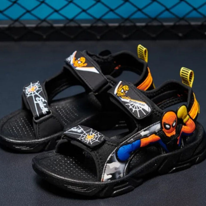 Spiderman Strap On Shoes