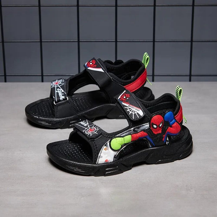 Spiderman Strap On Shoes