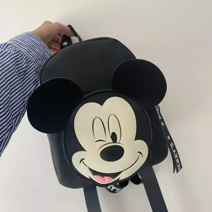 Donald Duck and Mickey Mouse Cartoon Print Kids Backpack