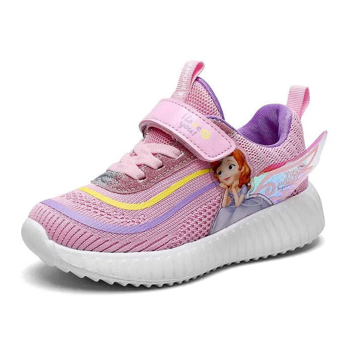 Elegant Princess Elsa Printed Sneakers