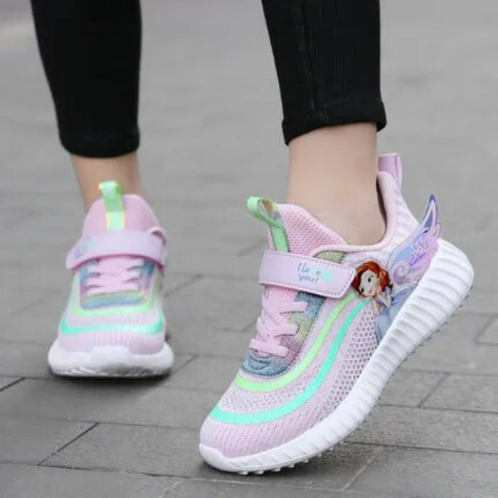 Elegant Princess Elsa Printed Sneakers