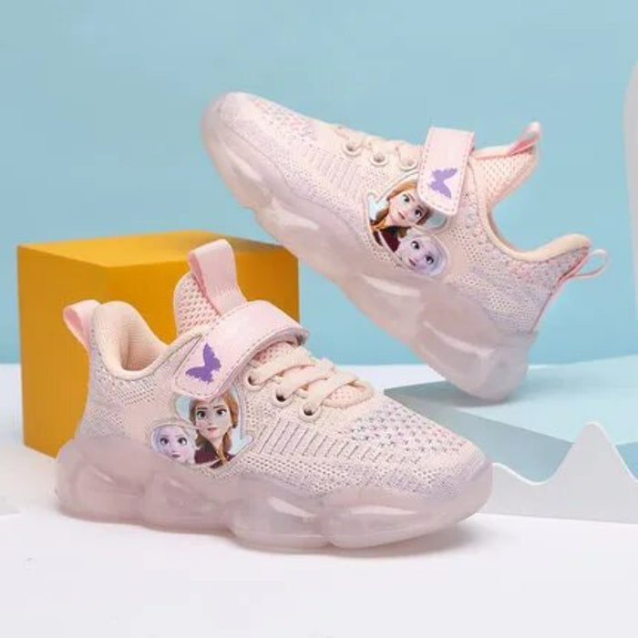 Elegant Princess Elsa Printed Sneakers