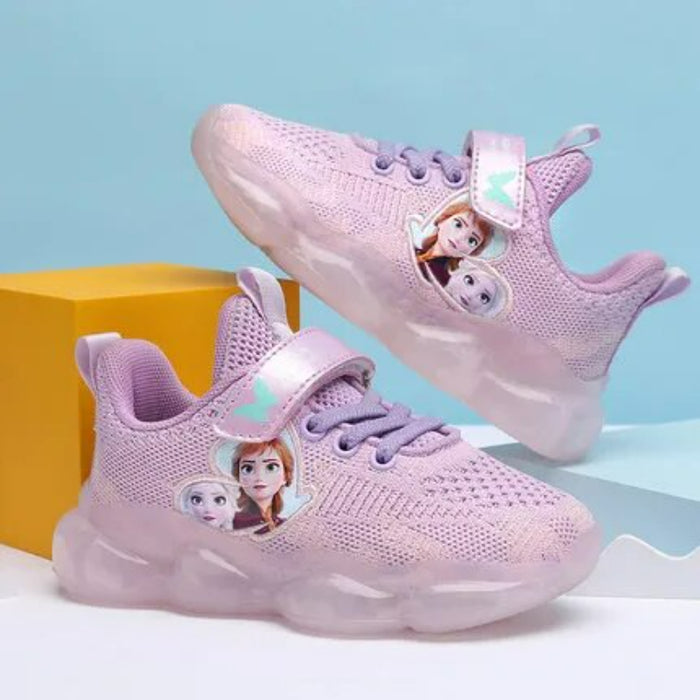 Elegant Princess Elsa Printed Sneakers