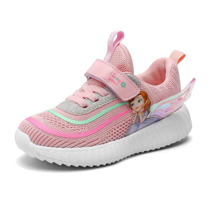 Elegant Princess Elsa Printed Sneakers