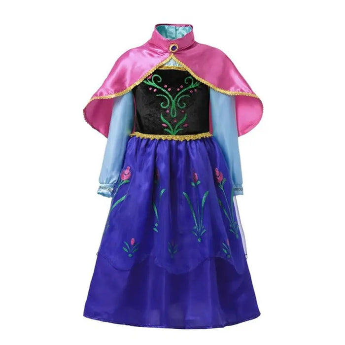 Enchanted Princess Gown With Cape For Celebratory Events