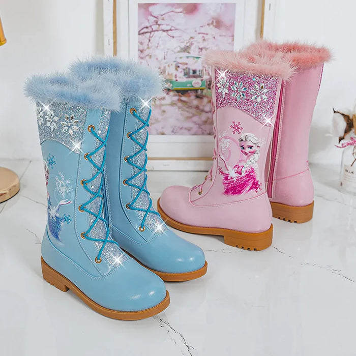 Elsa Print Long Boots