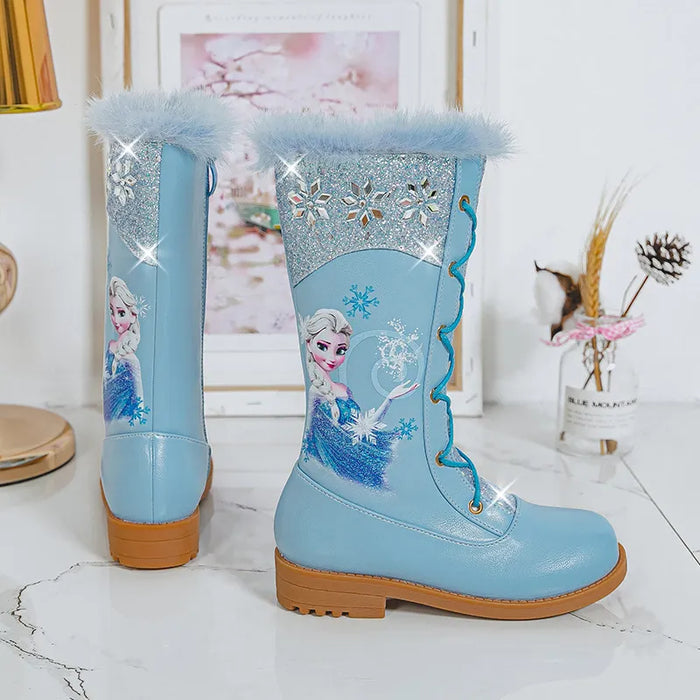 Elsa Print Long Boots